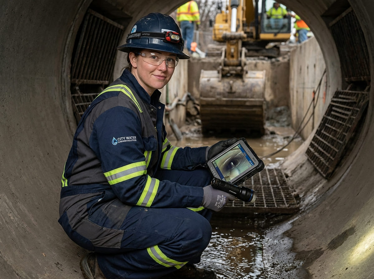 Sewer Line Inspection & Replacement in Harwood